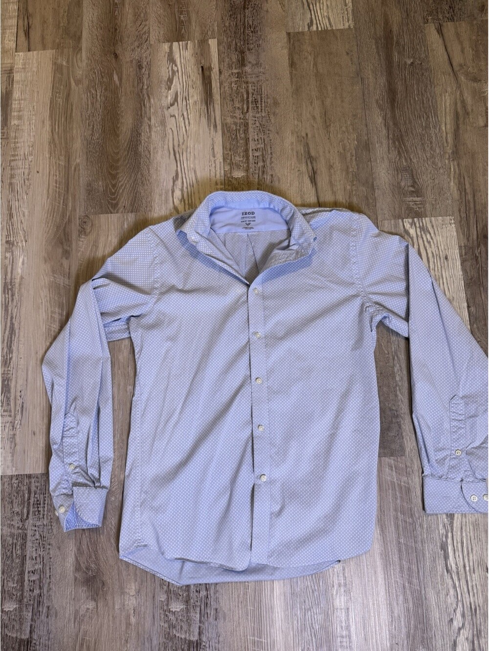 IZOD Small Advantage Performance Men's Slim Fit Button-Up Dress Shirt